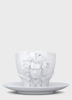 Порцелянова чашка з блюдцем Tassen (58 Products) Talent Ludwig van Beethoven 260мл, фото